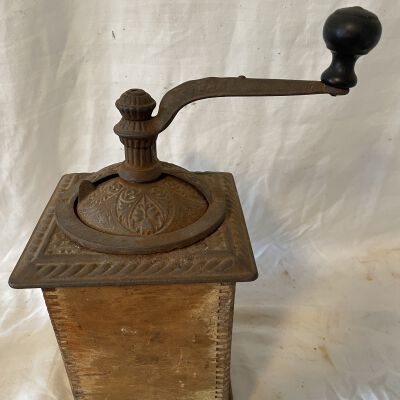Wooden Cased Coffee Grinder