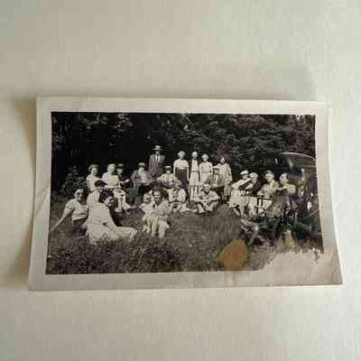 Photo of Turtle Head Beach clambake, 1945