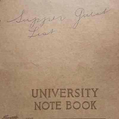 Harriet Deckelman notebook