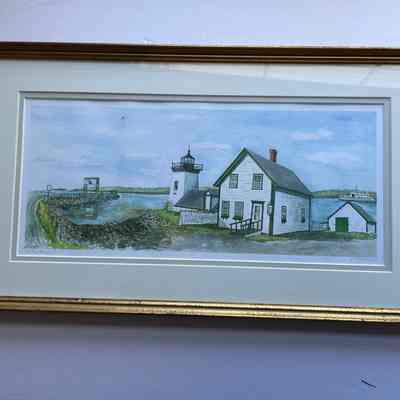 Jim O'Reilly Grindle Point Watercolor