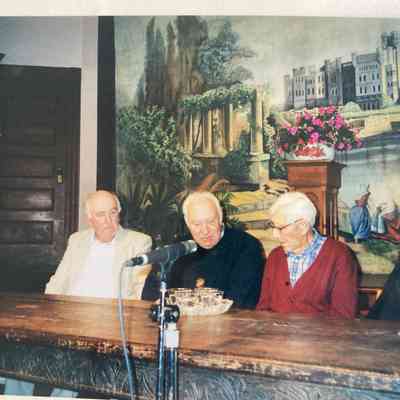 Participants in IHS oral history program, August 2000