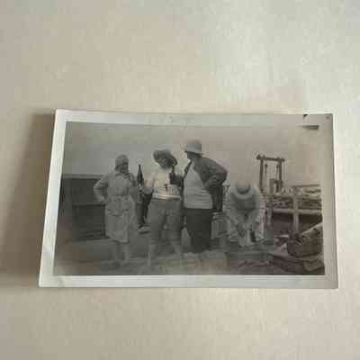 Women back from fishing