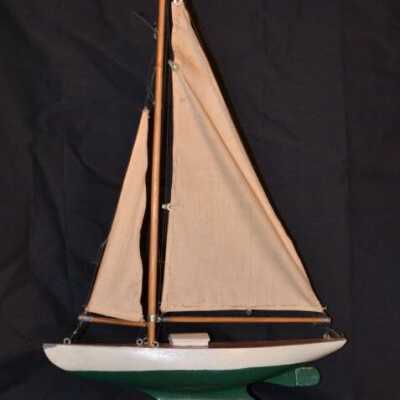 toy sailboat & stand