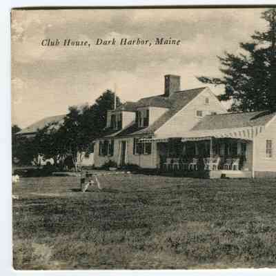 Postcard of Tarratine Golf Clubhouse
