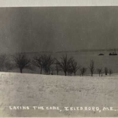 Laying the Cable, Islesboro, ME