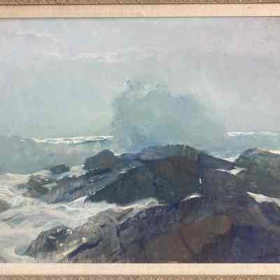 Seascape by Frank William Handlen