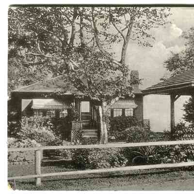 Postcard of studio owned by T. B. Homer