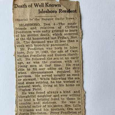 Clifford Pendleton obituary