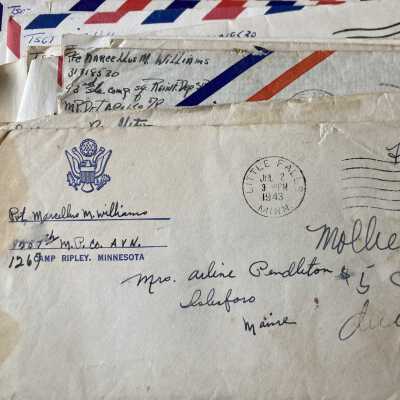 Letters from Marcellus M. Williams to Arline Pendleton, 1943-1968