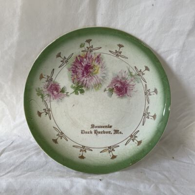 "Souvenir of Dark Harbor, ME" plate