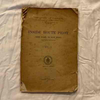 Inside Route Pilot New York to Key West (second edition) 1913