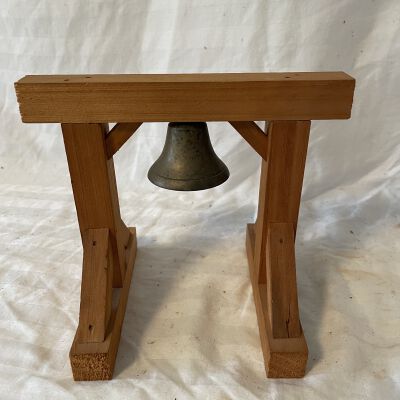 Model of Bell and Frame of Grindle Point Light by Murton Durkee 1988