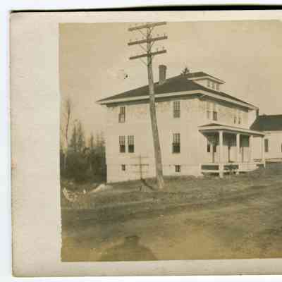 Postcard of Second Baptist Church and Parsonage