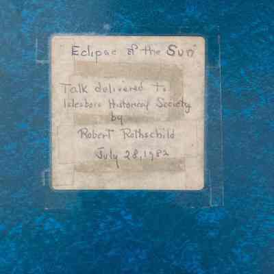 "Eclipse of the Sun," by Robert Rothschild