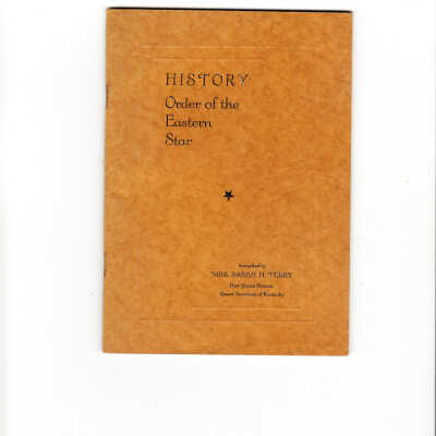 "History of the Order of the Eastern Star"