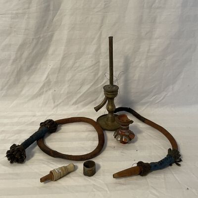 4-piece Hash-hisher Parts of Brass Hookah