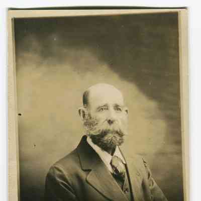 Postcard of John Bentson with Whiskers