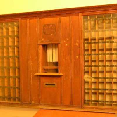 Post Office Boxes, mail slot, & window