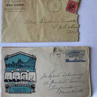 Pair of envelopes