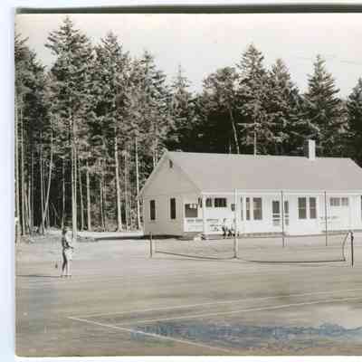 Postcard of Tarratine Tennis Club