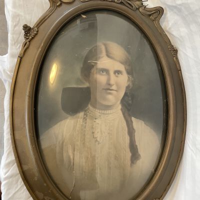 Framed Portrait of Nellie Rollerson
