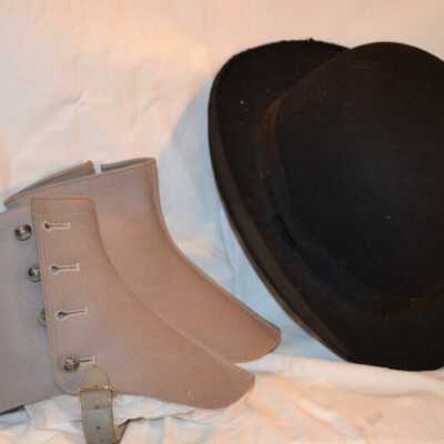 bowler hat & spats
