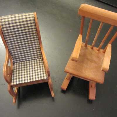 Rocking chair, dollhouse