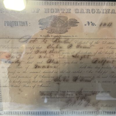 Certificate of American Citizenship Elisha Trim