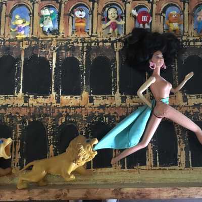 Barbie in the Colosseum
