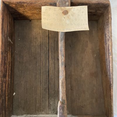 Open Wooden Box
