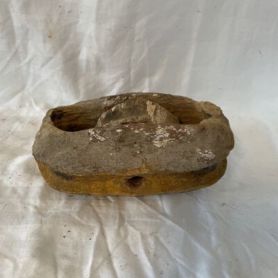 Oblong wooden block
