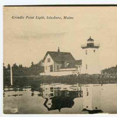 Postcard of Grindle Point Lighthouse
