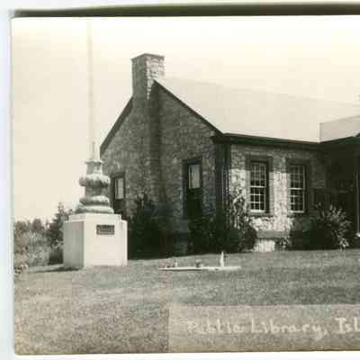 Postcard of Alice L. Pendleton Library