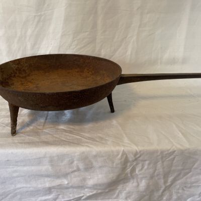 Three Legged Cast Iron Pan