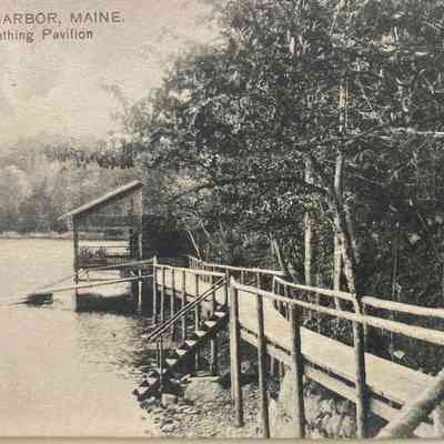 Postcard of the Dark Harbor Bathing Pavilion