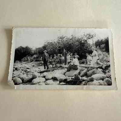 Beach picnic, Sept. 5, 1942 mostly identified people