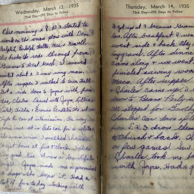 Diary of Henry Colcord, 1935
