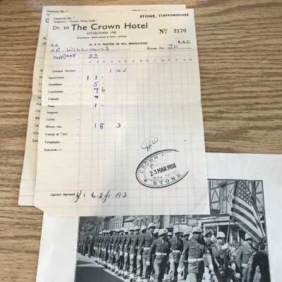 Hotel receipts for Marcellus Williams