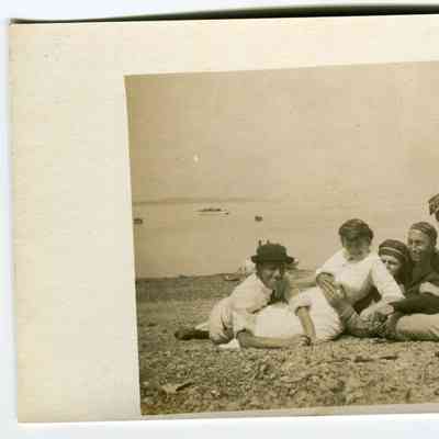 Postcard of Pendleton young people
