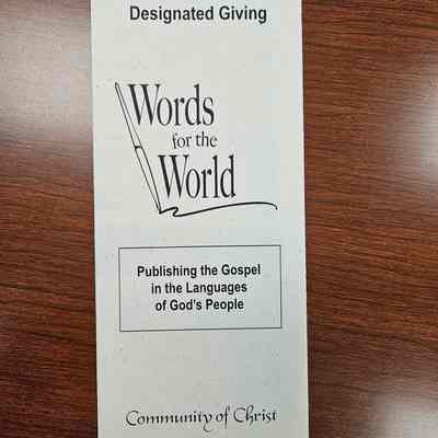 Designated Giving Words for the World