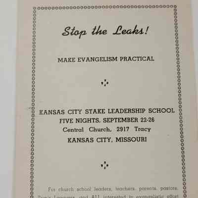 Stop the Leaks