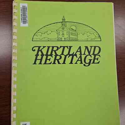 Kirtland Heritage Collection Index Compiled by Paula M. Shepherd Assisted by Roland K. Smith
