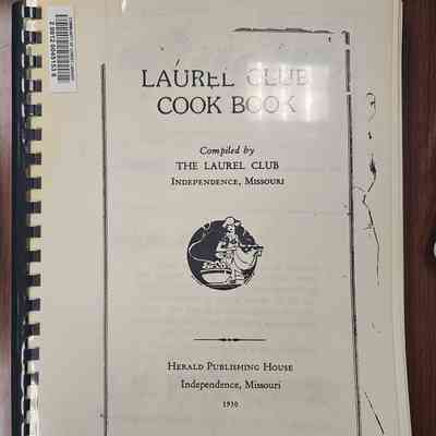 Laurel Club Cook Book Compiled by the Laurel Club