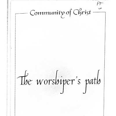 Community of Christ the worshiper's path.