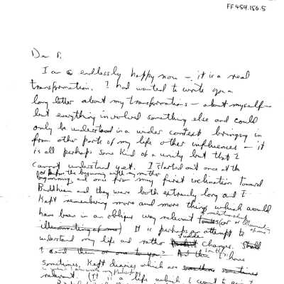 FF459.156.5 - Numerous draft letters - thought to be for Brian