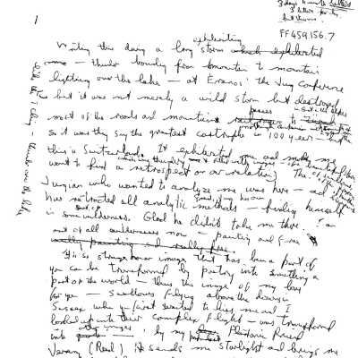 FF459.156.7 - Numerous draft letters - thought to be for Brian