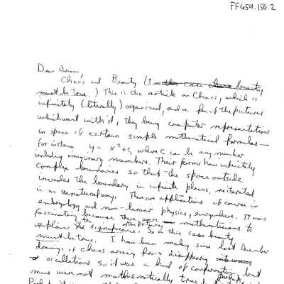FF459.156.2 - Numerous draft letters - thought to be for Brian