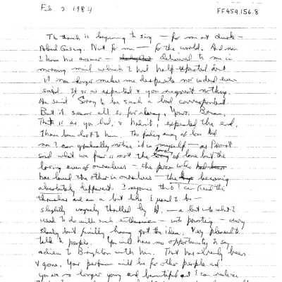 FF459.156.8 - Numerous draft letters - thought to be for Brian