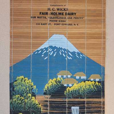 1934 Calendar Advertising for Fair Holme Dairy Fort Edward, NY