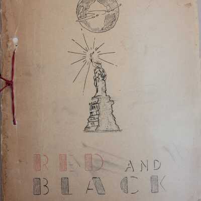 1942 Red and Black Hartford, NY Yearbook